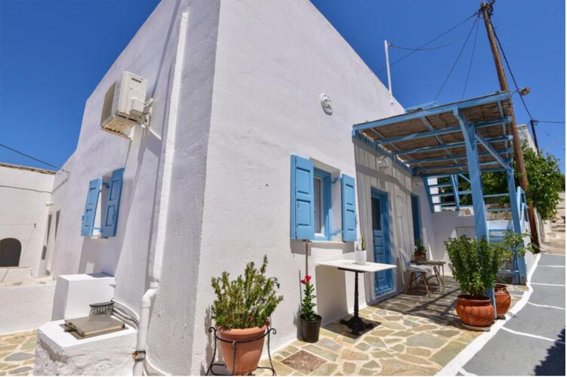 Traditional Cycladic House Tripití Exterior foto