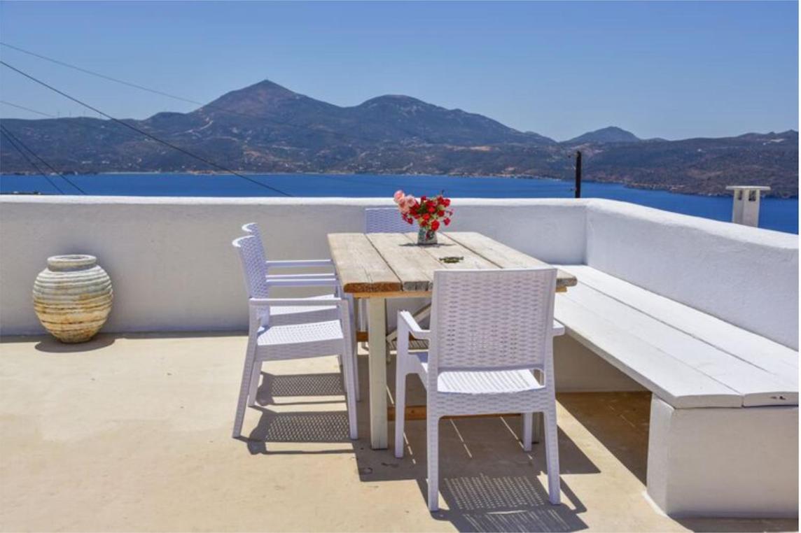 Traditional Cycladic House Tripití Exterior foto