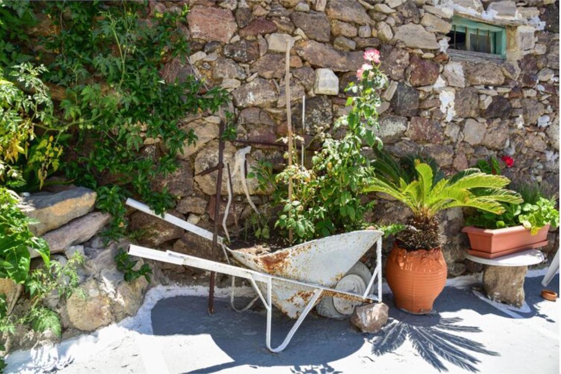 Traditional Cycladic House Tripití Exterior foto